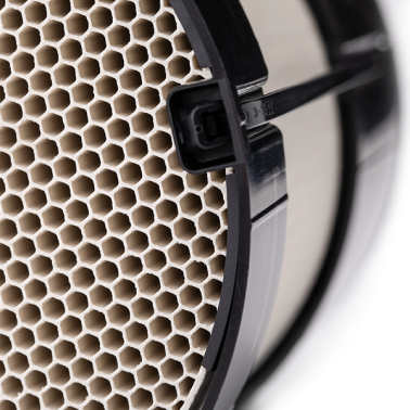 Vista interna dello scambiatore di calore